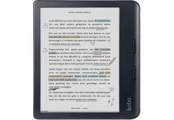 Kobo Libra Colour Zwart - E-reader.