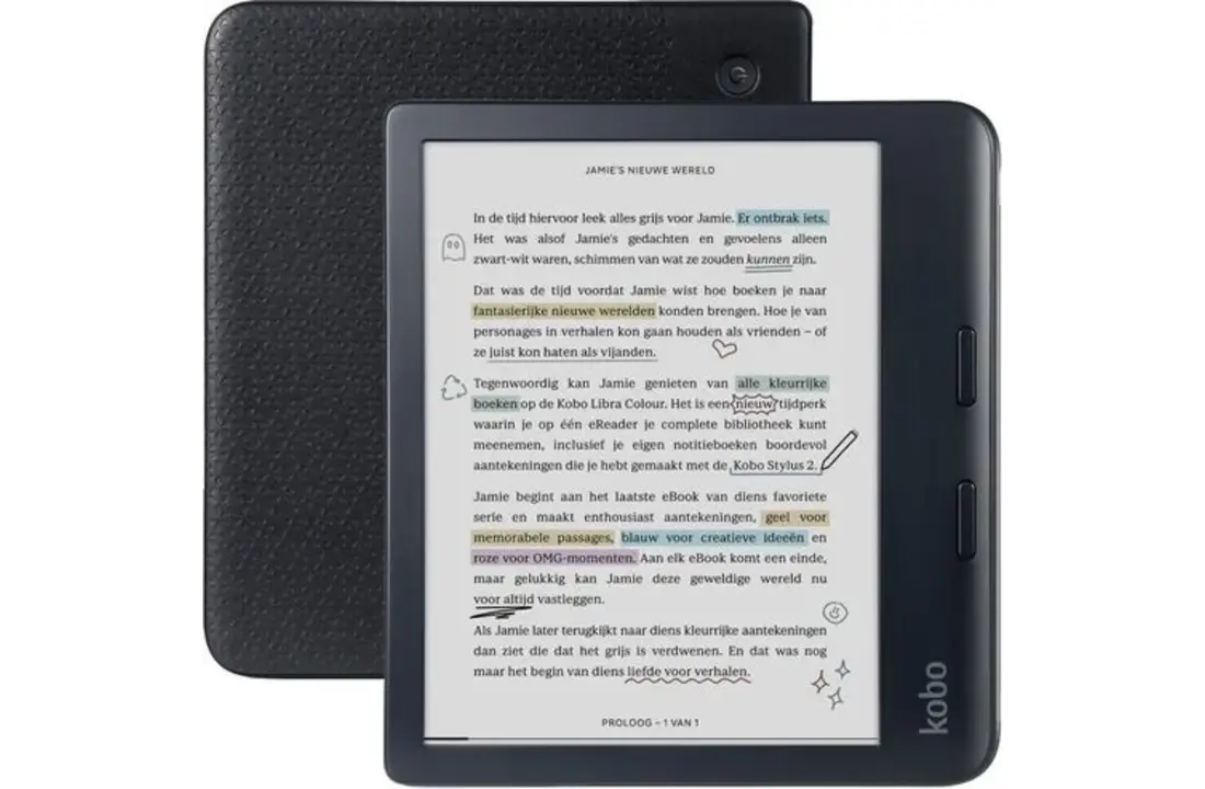 Kobo Libra Colour Zwart - E-reader.