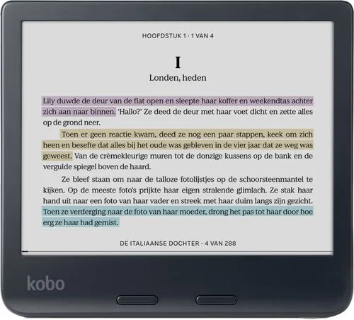 Kobo Libra Colour Zwart - E-reader.