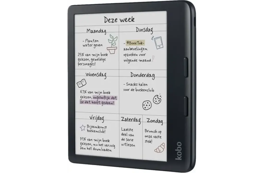 Kobo Libra Colour Zwart - E-reader.