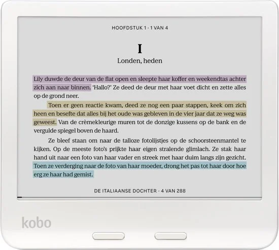 Kobo Libra Colour Wit - E-reader.