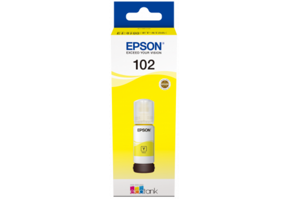 Epson Inktflesje Ecotank 102 Yellow - Inktcartridge
