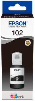 Epson Inktflesje Ecotank 102 Zwart - Inktcartridge