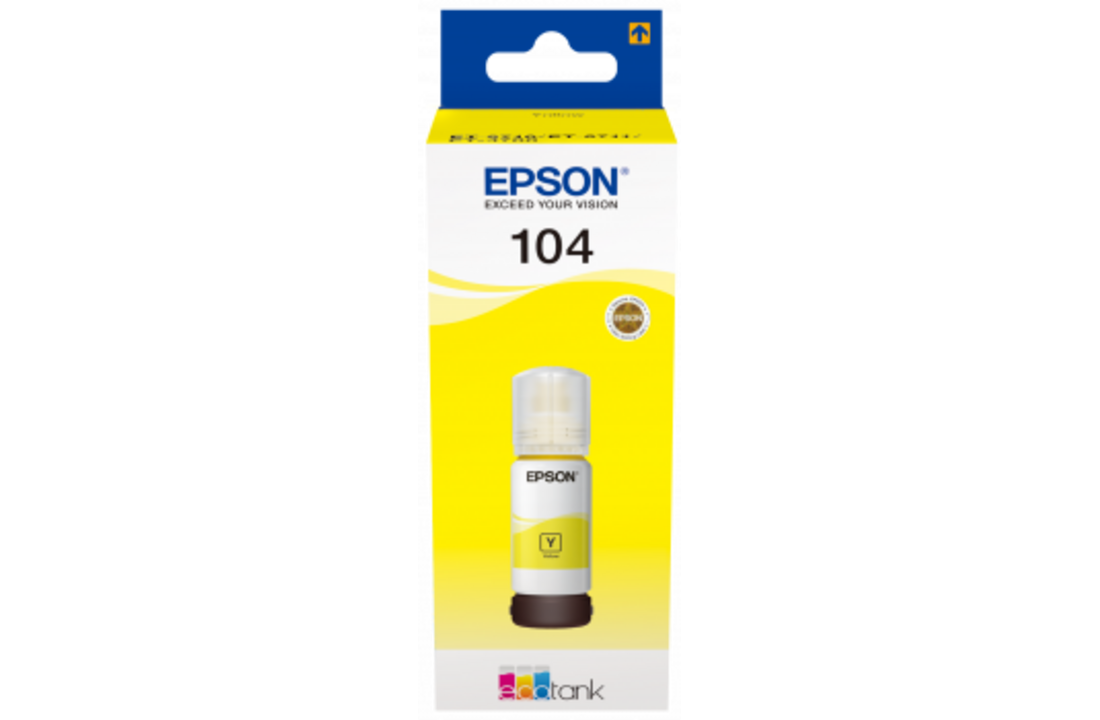 Epson Inktflesje Ecotank 104 Yellow - Inktcartridge