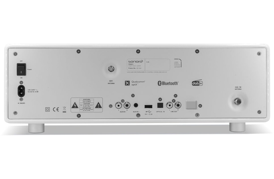 Sonoro PRIMUS 3410100WH - Radio