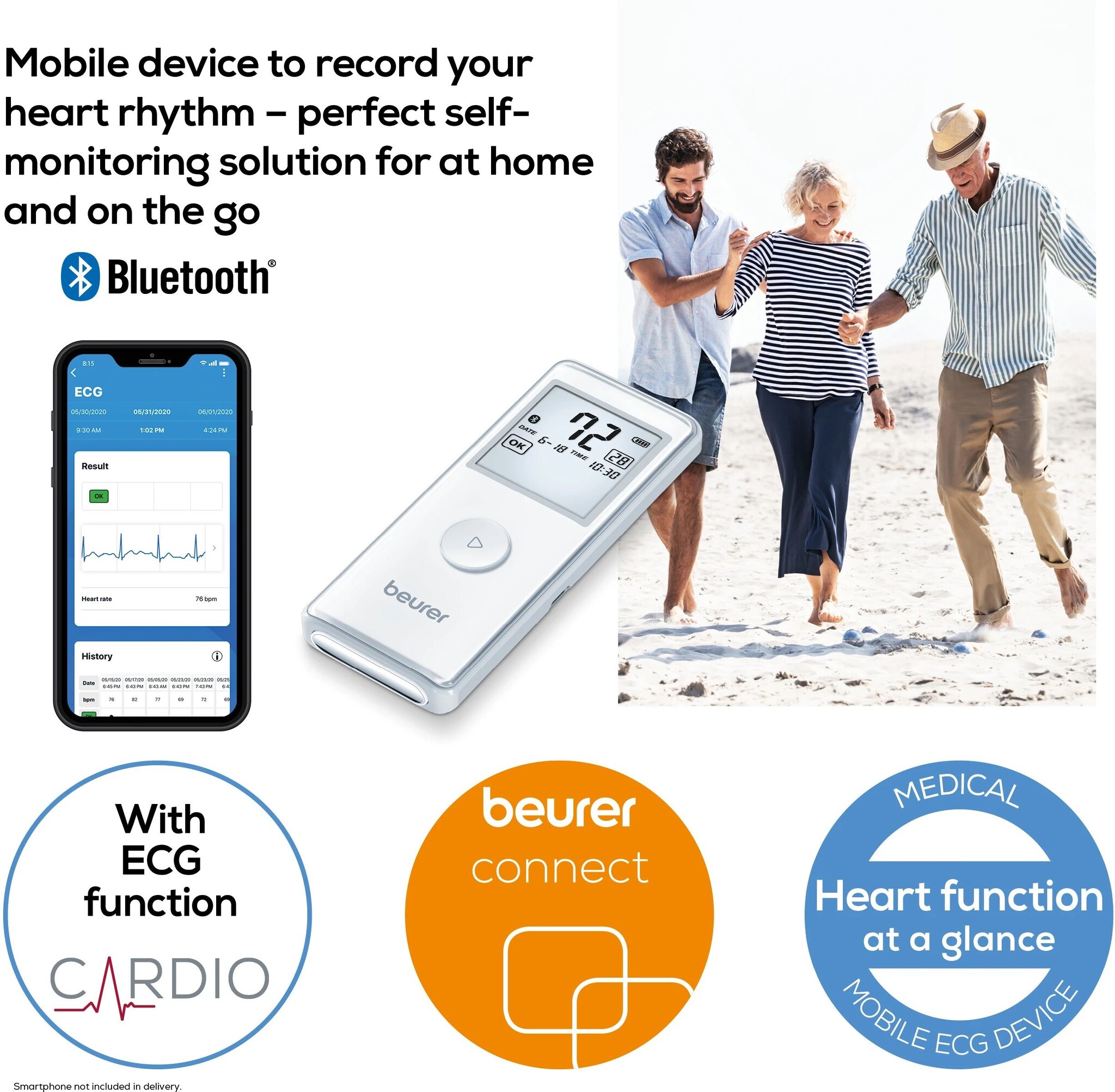 Beurer ME 90 Mobiel ECG apparaat