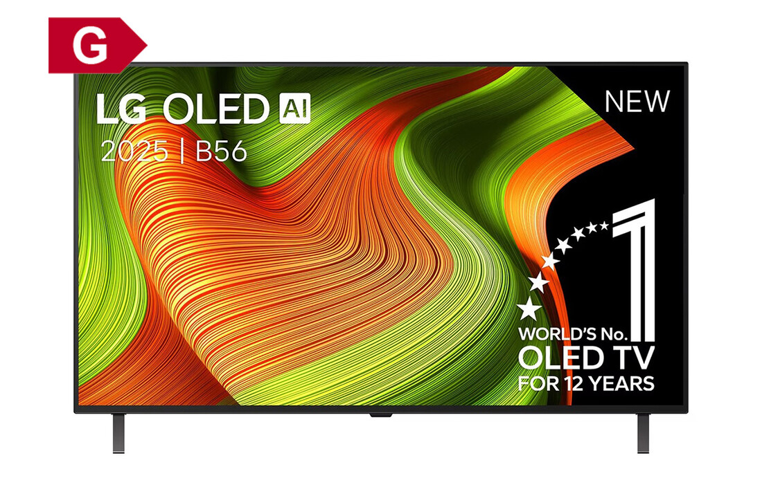 LG OLED55B56LA (2025) - OLED AI B5 4K Smart TV.