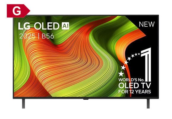 LG OLED55B56LA (2025) - OLED AI B5 4K Smart TV.