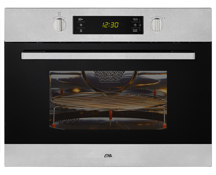 ETNA CM244RVS - Inbouw combimagnetron.