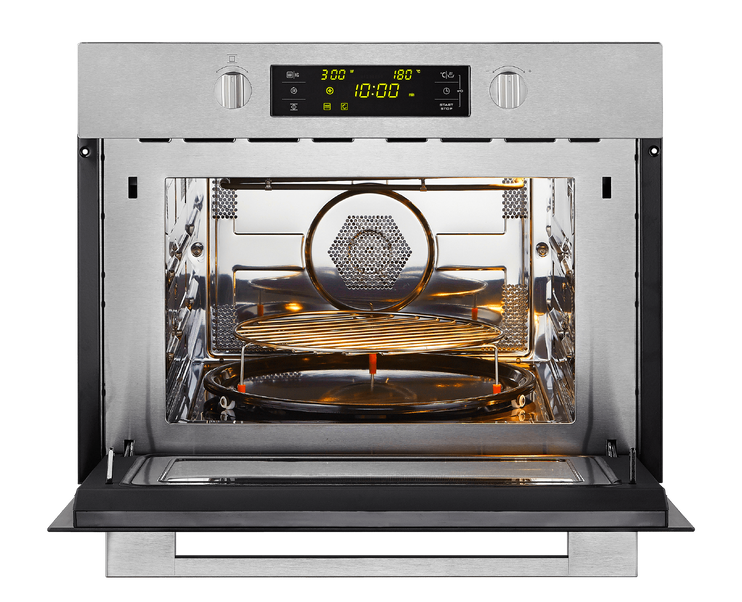 ETNA CM244RVS - Inbouw combimagnetron.