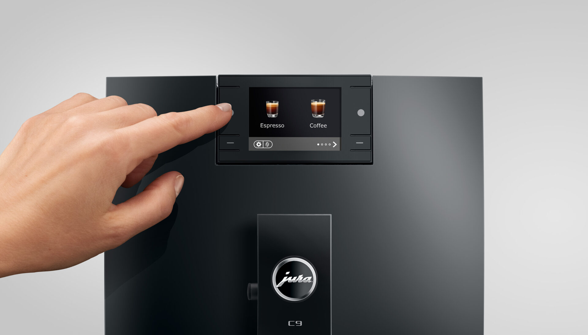 JURA C9 Piano Black (EA) - Koffiemachine.