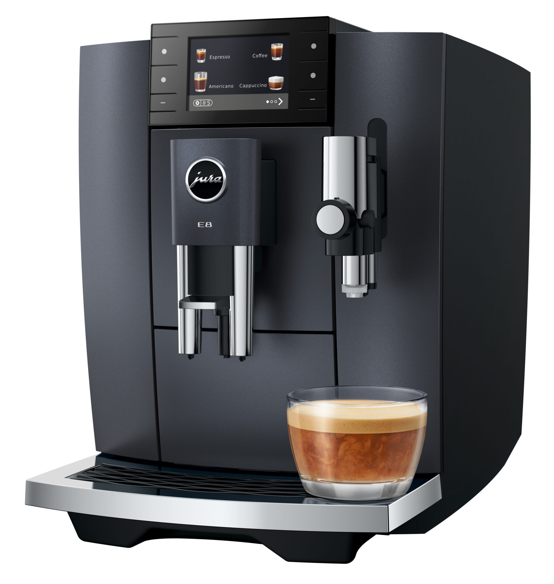 JURA E8 Cosmic Black (ED) - Koffiemachine.