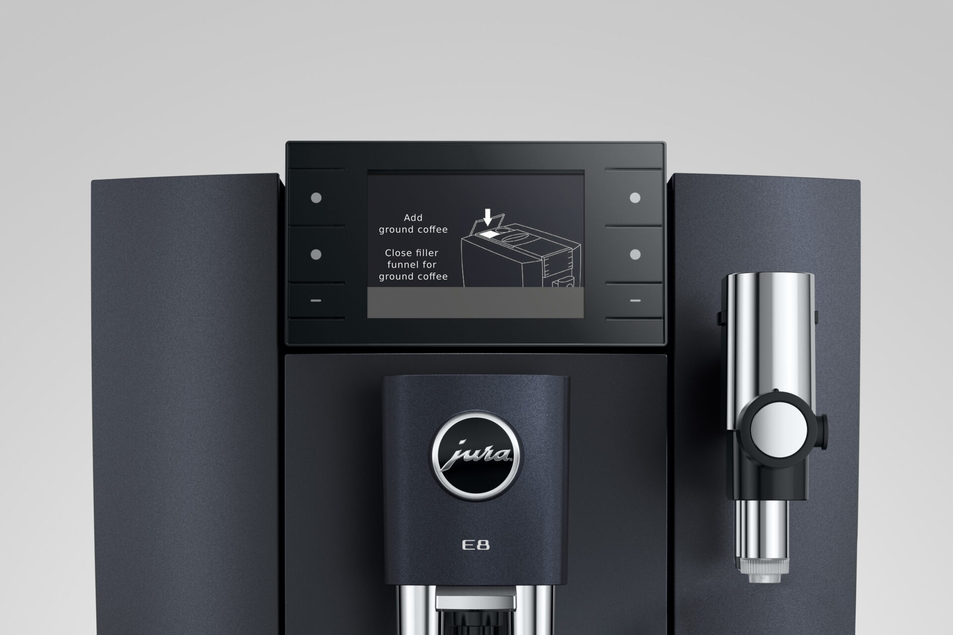 JURA E8 Cosmic Black (ED) - Koffiemachine.