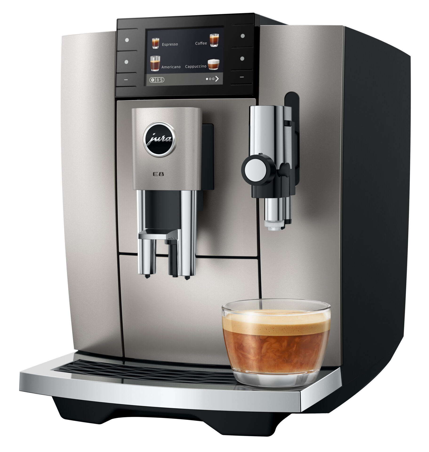 JURA E8 Midnight Silver (ED) - Koffiemachine.