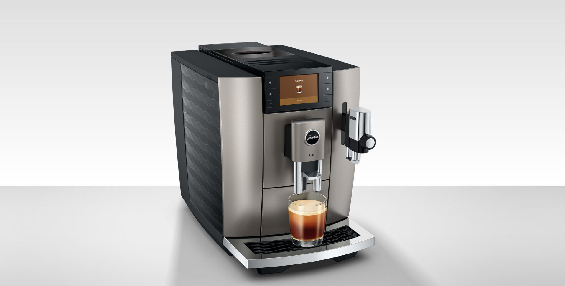 JURA E8 Midnight Silver (ED) - Koffiemachine.