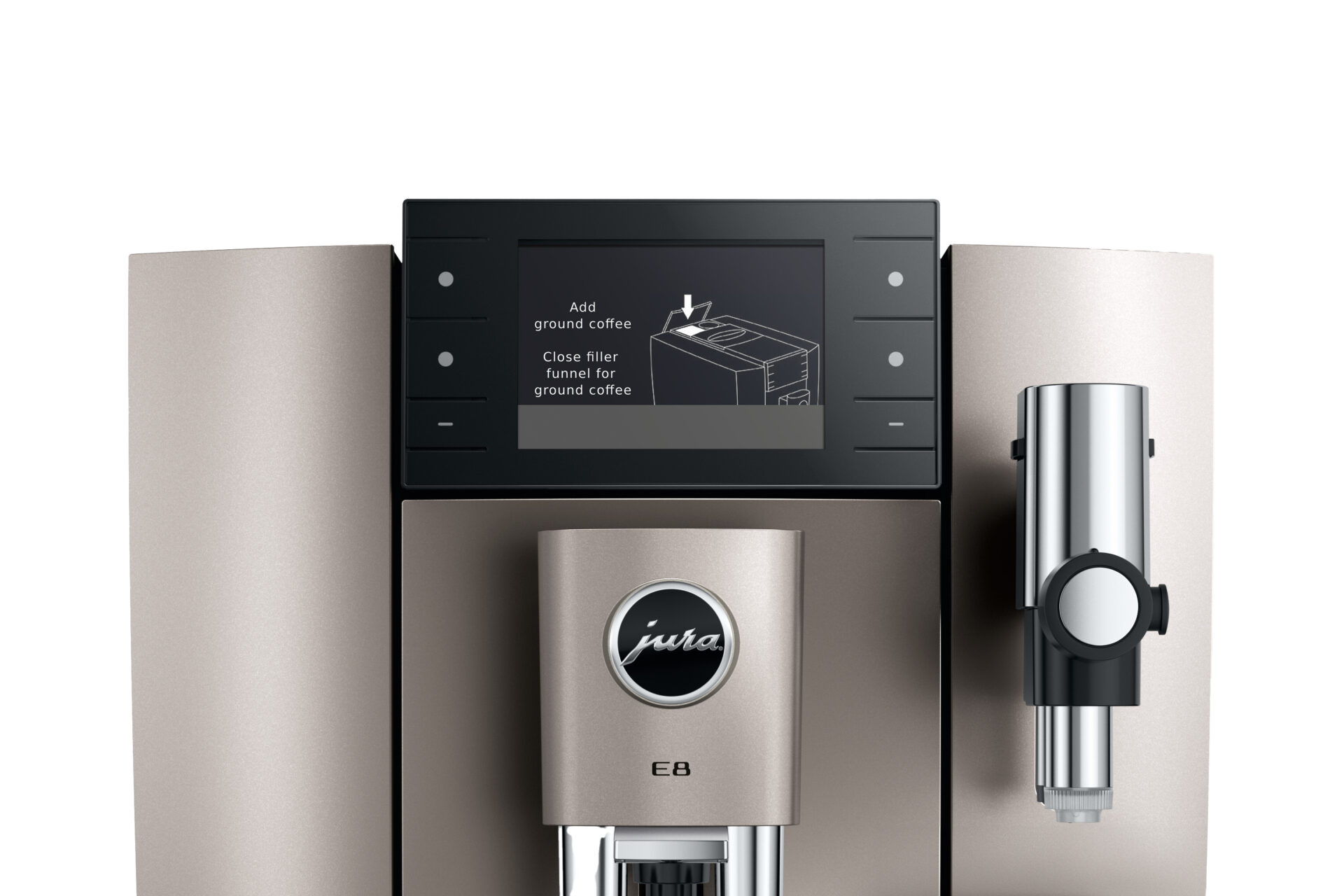 JURA E8 Midnight Silver (ED) - Koffiemachine.
