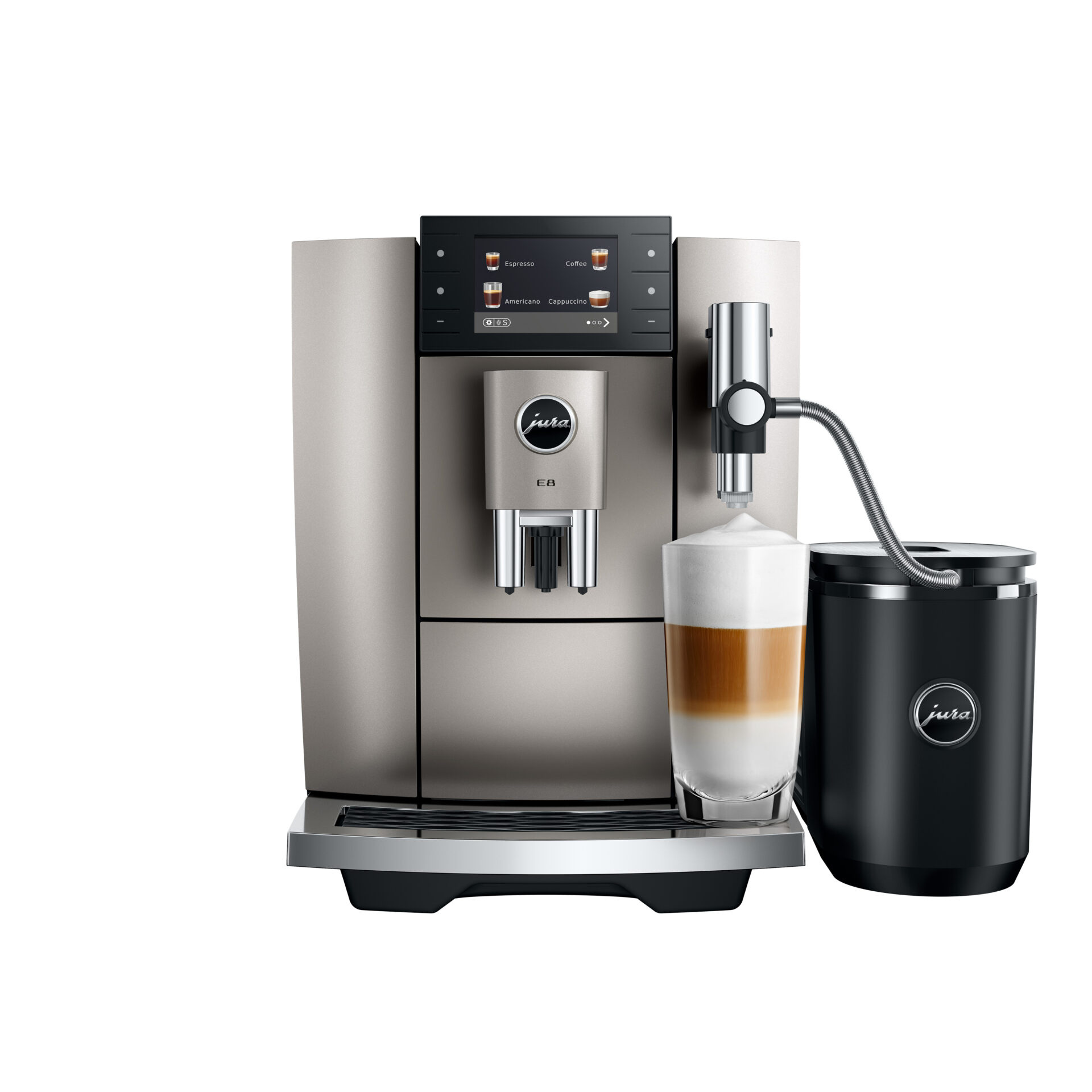 JURA E8 Midnight Silver (ED) - Koffiemachine.