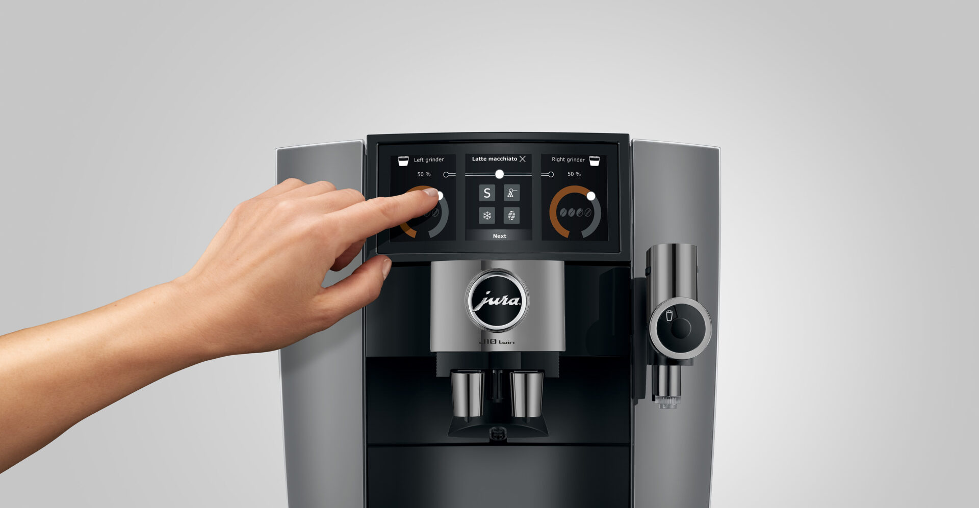 Jura J10 twin Diamond Onyx (EA) - Koffiemachine.