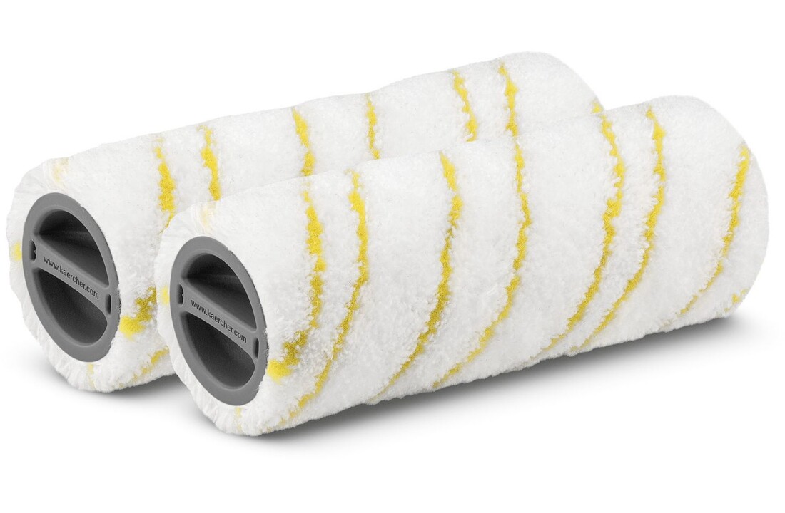 Kärcher Set van 2 microvezelrollen geel