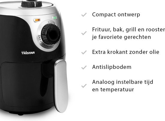 Tristar FR-6980 Mini Crispy Fryer - Hetelucht friteuse