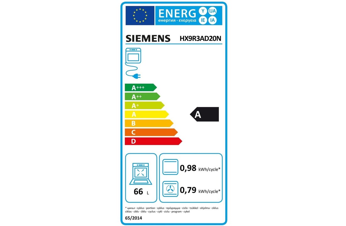 Siemens HX9R3AD20N  - Gasfornuis