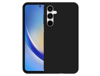 Just In Case Samsung Galaxy A35 TPU Rubber Case Zwart - Telefoonhoesje