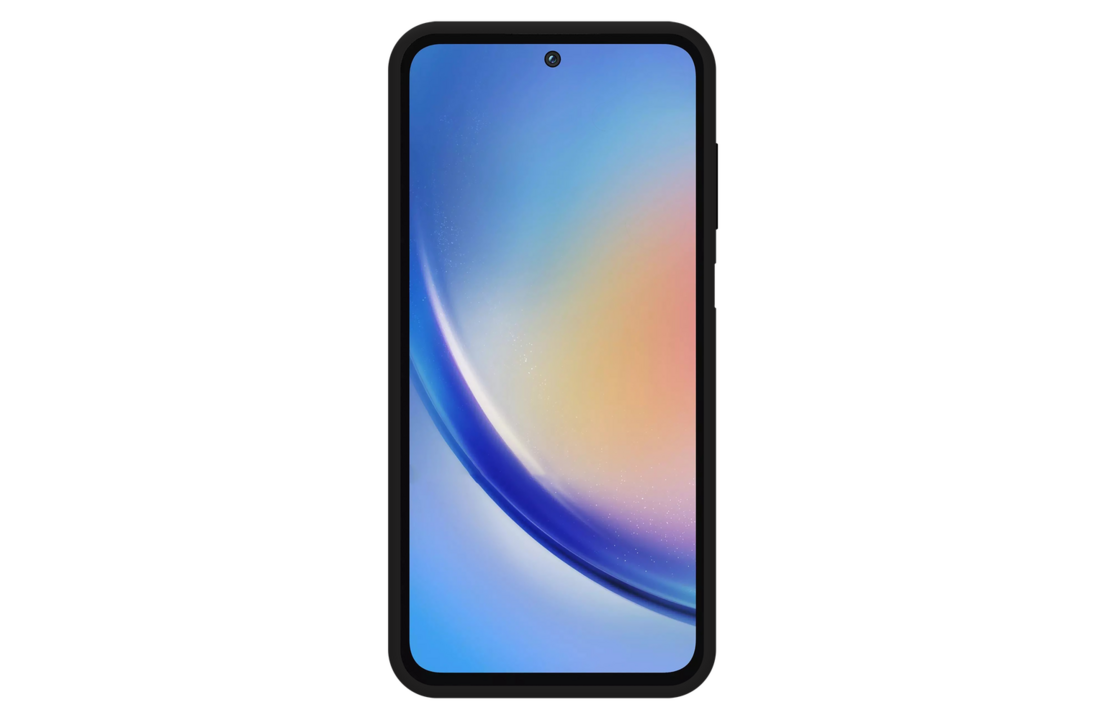 Just In Case Samsung Galaxy A35 TPU Rubber Case Zwart - Telefoonhoesje