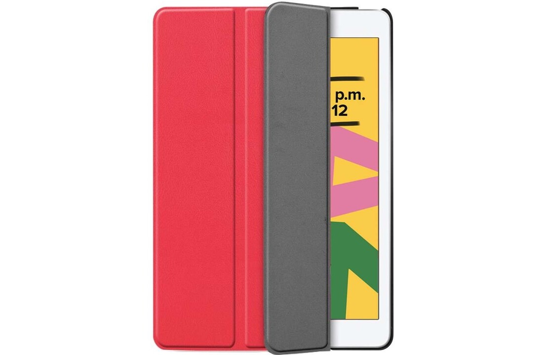 Just in Case Smart Tri-Fold Case - Apple iPad 10.2 - Rood - Tablethoes