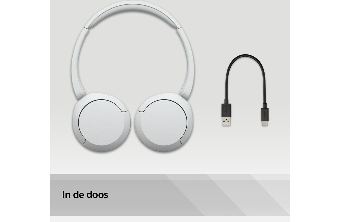Sony WH-CH520 Wit - Draadloze koptelefoon