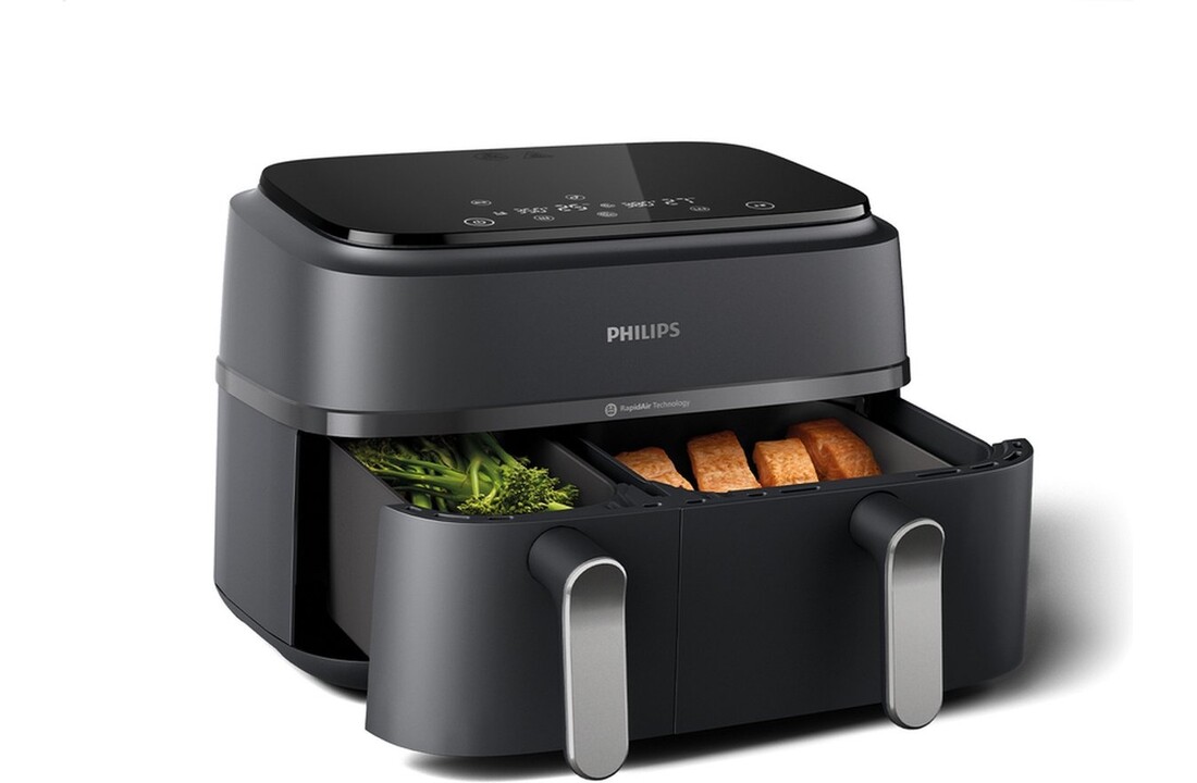Philips Airfryer 3000 Series Dual Basket NA352/00 - Hetelucht friteuse