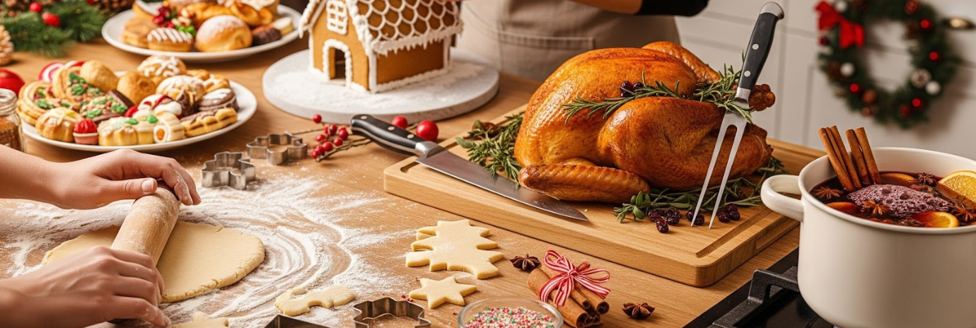 Bakken, koken en braden voor de feestdagen