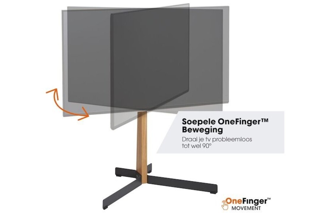 Vogel's TVS 3695B Zwart TV Vloerstandaard (40-77 Inch) - TV muurbeugel