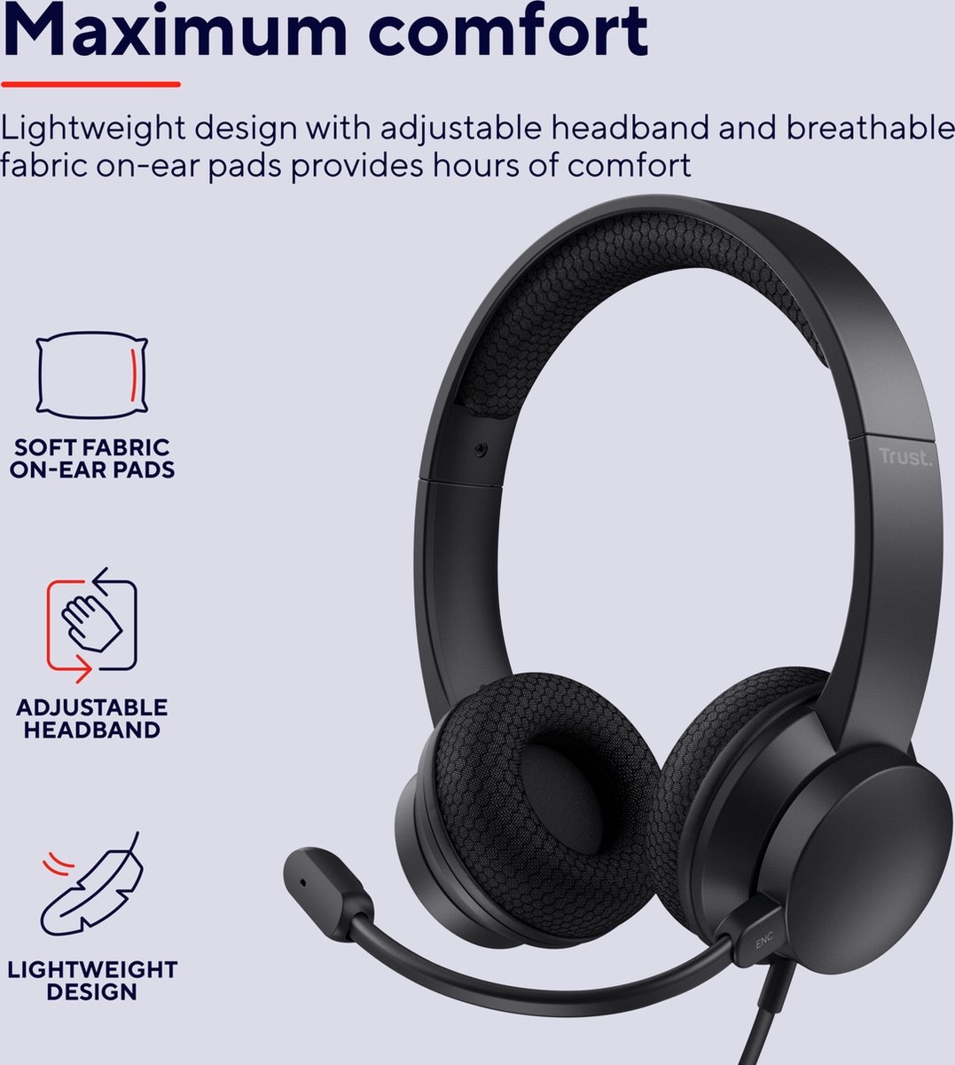 Trust Ayda USB-ENC - Headset