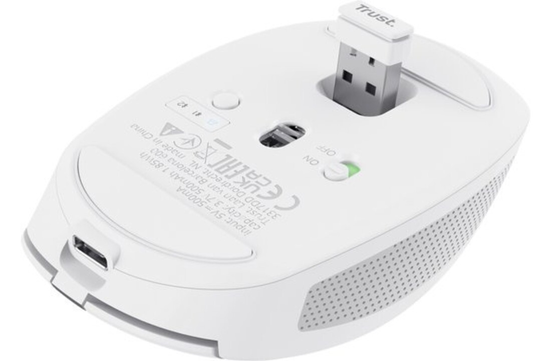 Trust Ozaa Compact Wit - Muis