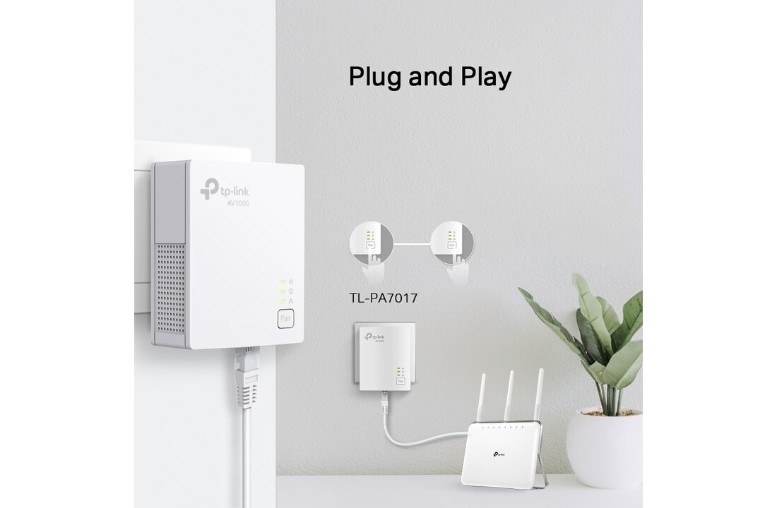 TP-Link AV1000 (TL-PA7017KIT) - Powerline adapter