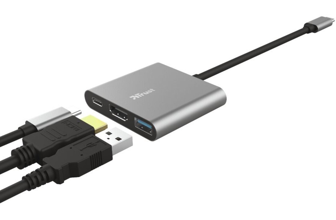 Trust Dalyx 3-in-1 USB-C-adapter - Adapter