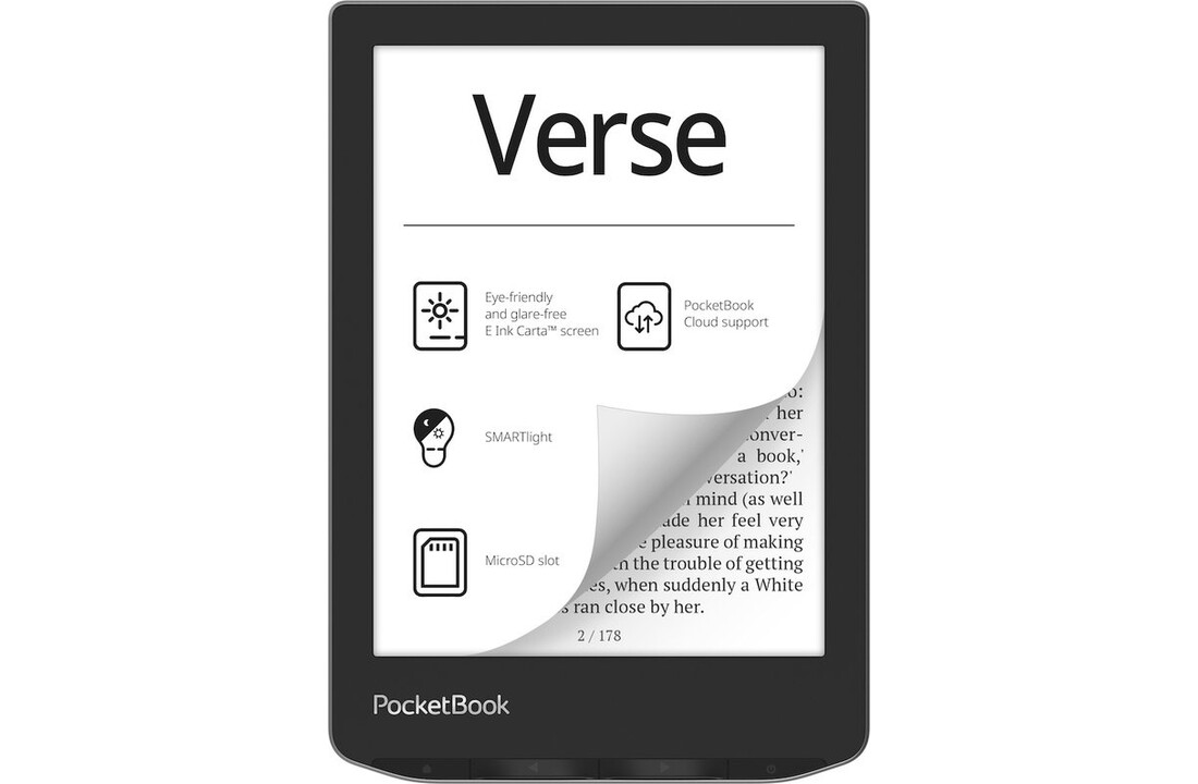 PocketBook Verse Mist Grey - E-reader