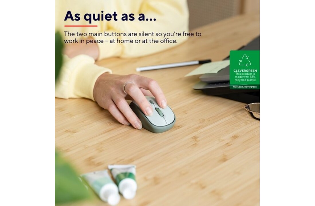 Trust Yvi+ Groen - Muis