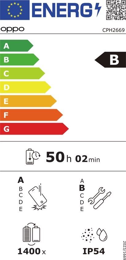 OPPO A40M 256GB Sparkle Black - Mobiele telefoon