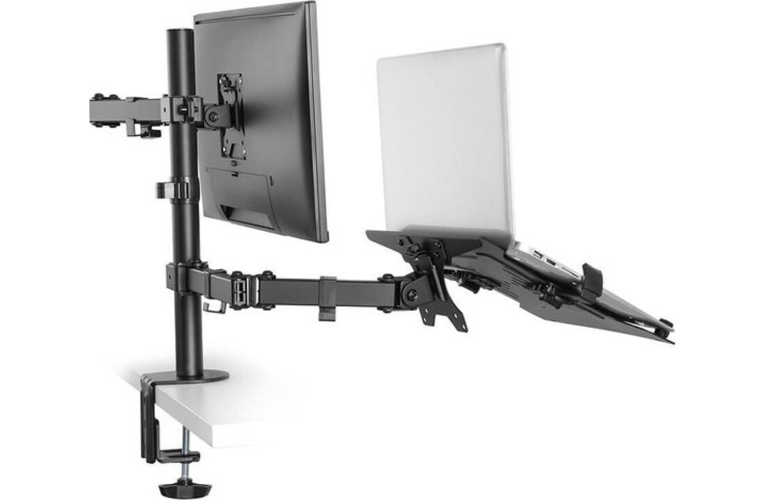 Neomounts by Newstar Flat Screen & Notebook Desk Mount (clamp/grommet) - TV muurbeugel