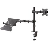 Neomounts by Newstar Flat Screen & Notebook Desk Mount (clamp/grommet) - TV muurbeugel