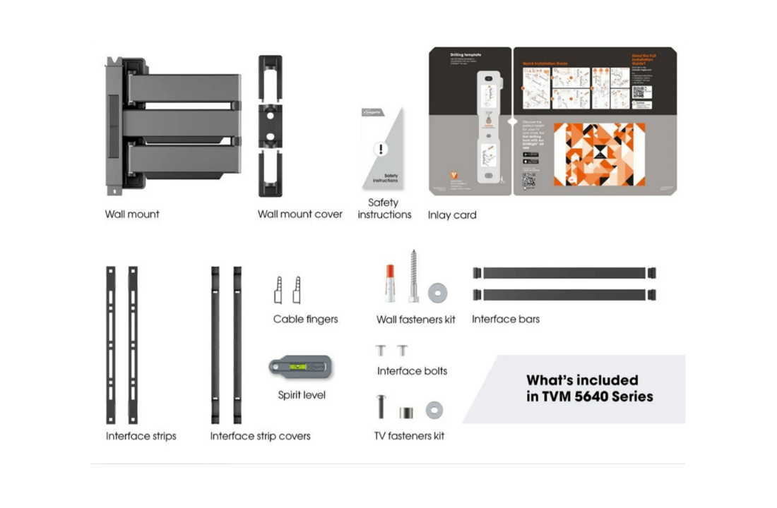 Vogel's TVM 5645 40 -77 inch Wit Draaibare tv-beugel - TV muurbeugel