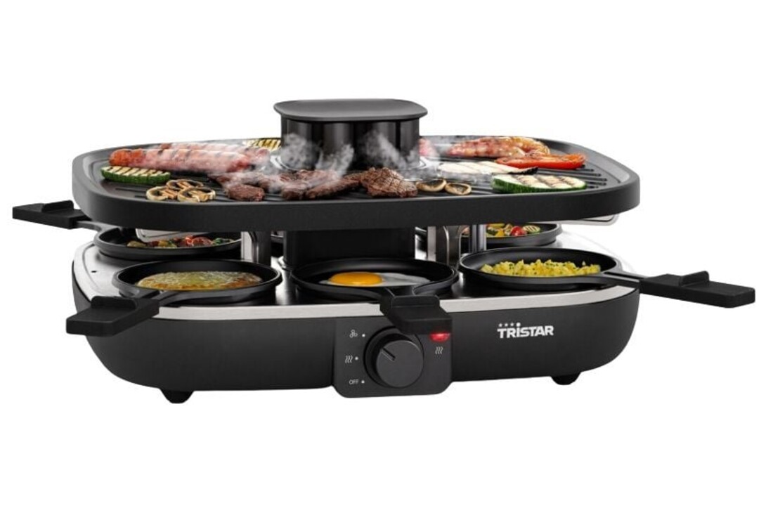 Tristar RA-2760 Raclette Clean Air - Gourmetstel.