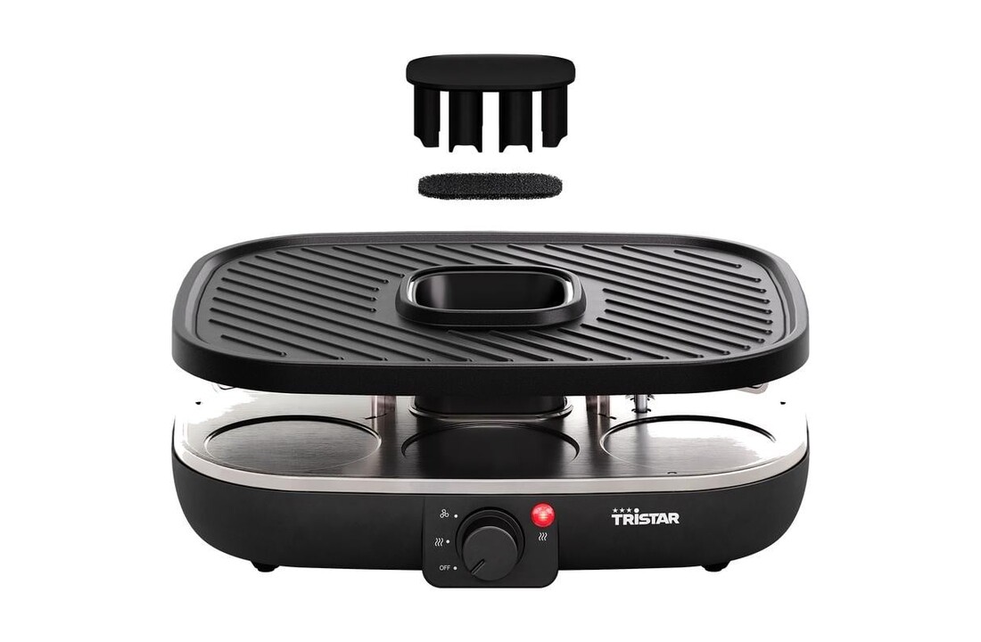 Tristar RA-2760 Raclette Clean Air - Gourmetstel.