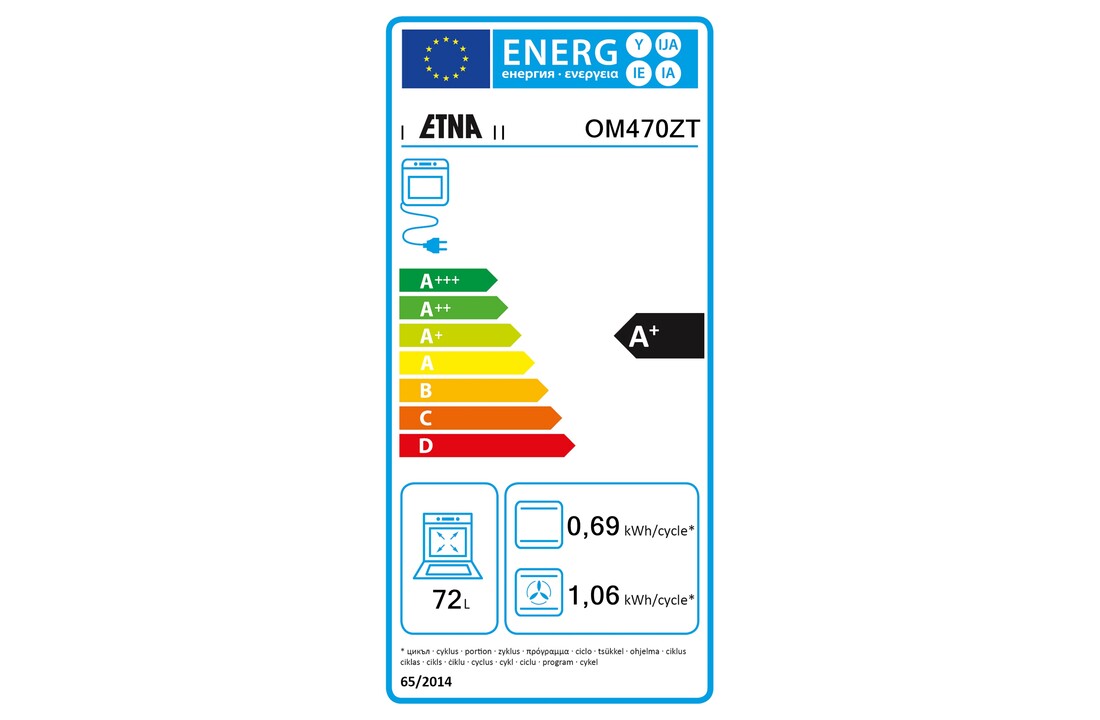 ETNA OM470ZT - Inbouw oven