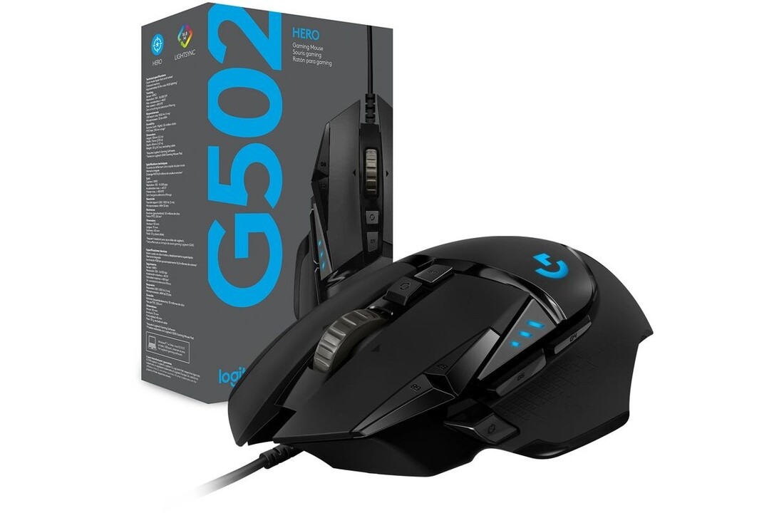 Logitech G502 Hero - Gaming Muis
