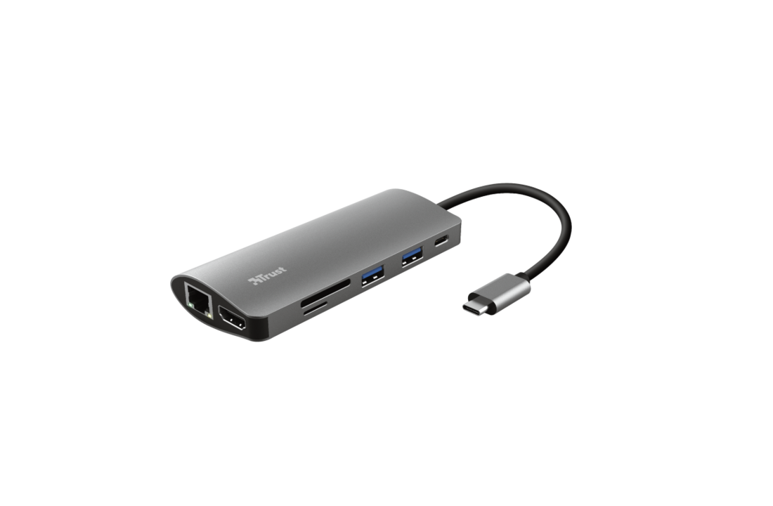 Trust Dalyx 7-in-1 USB-C-adapter - Adapter