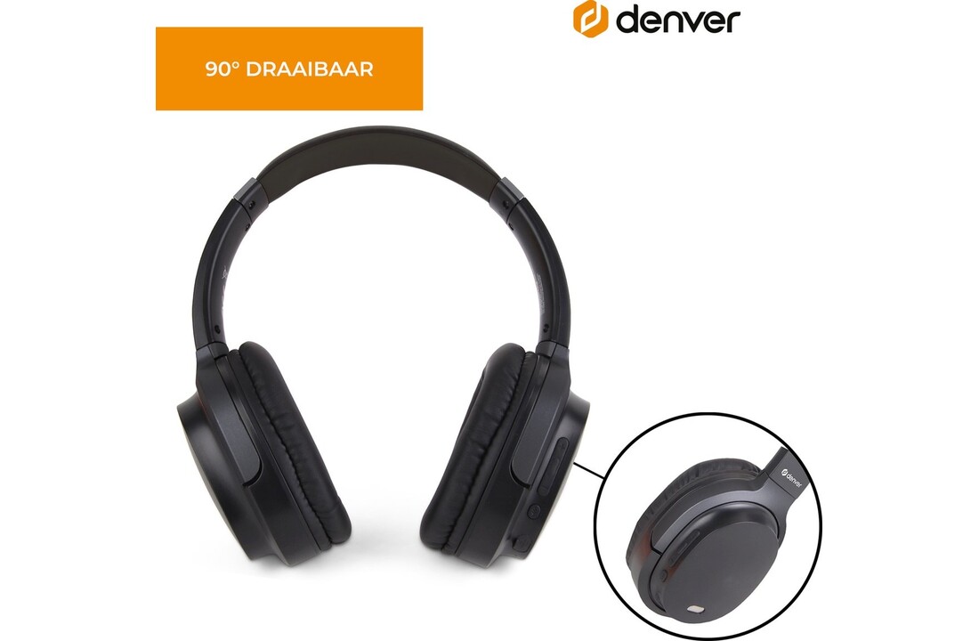 Denver BTN-210B - Draadloze koptelefoon