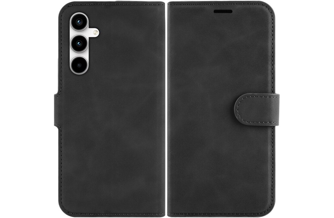 Just in Case Samsung Galaxy A35 Premium Wallet Zwart - Telefoonhoesje