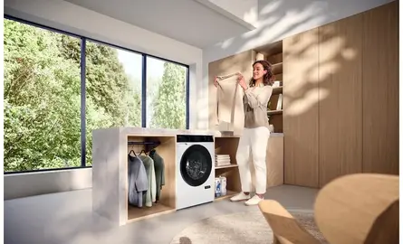 Wat doet het hygiënisch stomen van een wasmachine?